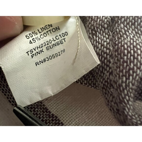 Thread & Supply Pink and White Striped Button Down Shirt - Picture 5 of 7